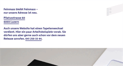 Desktop Screenshot of feinmass.ch